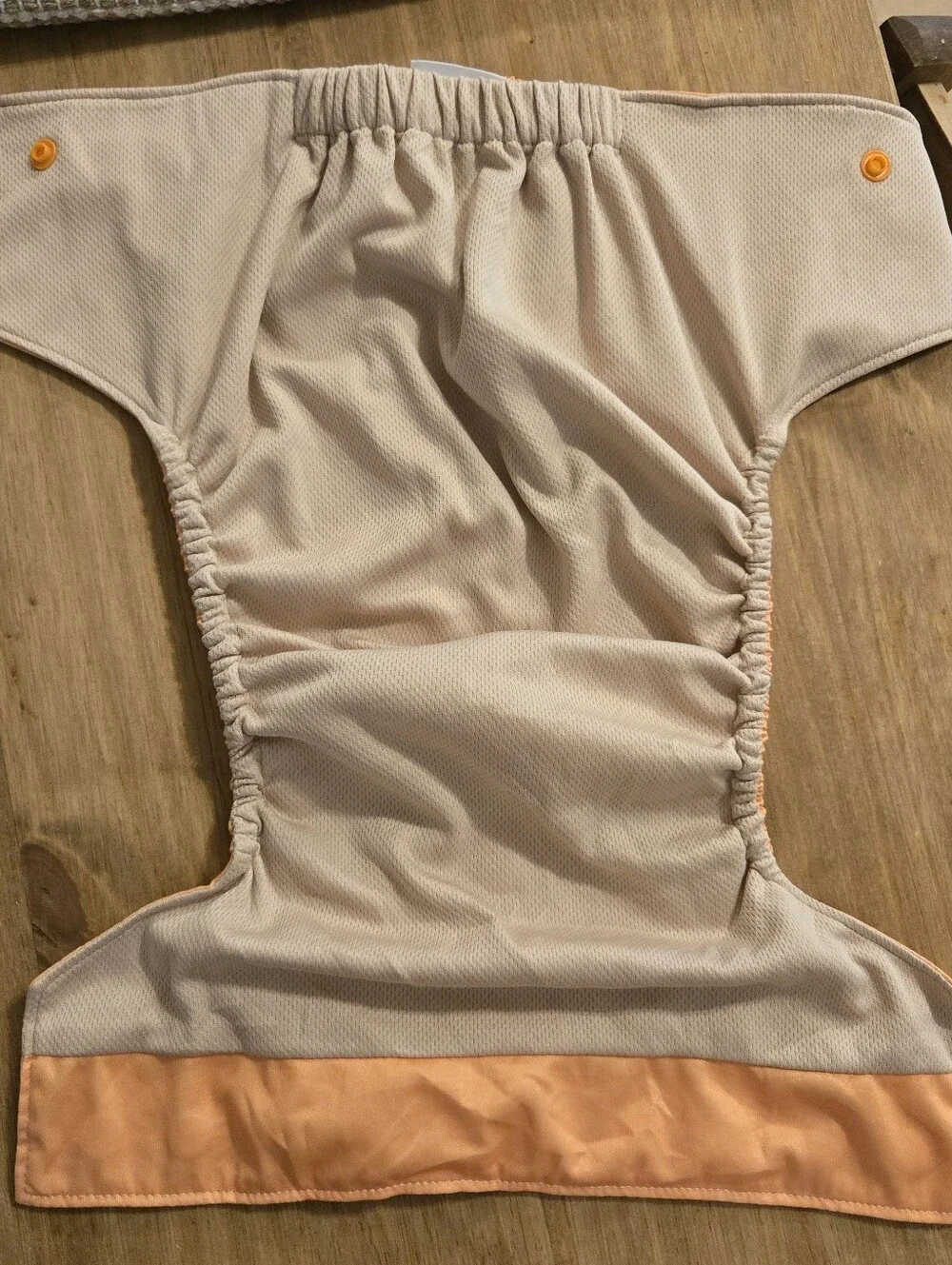 Redwood cloth co pocket cloth diaper xl size orange